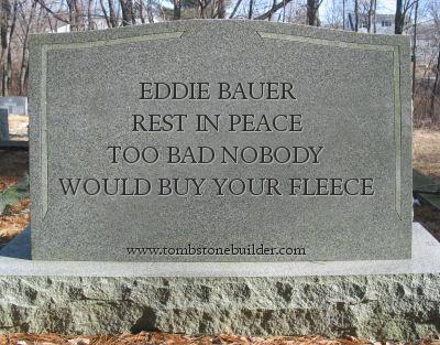 eddie bauer tombstone