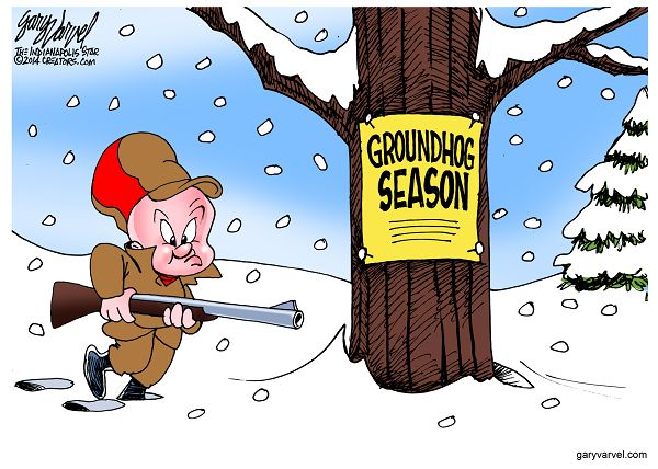 Cartoonist Gary Varvel: Should we blame the groundhog for this w