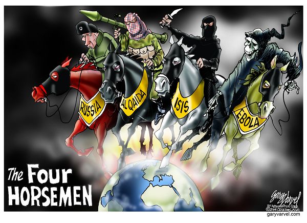 Cartoonist Gary Varvel: The Four Horsemen of the Apocalypse